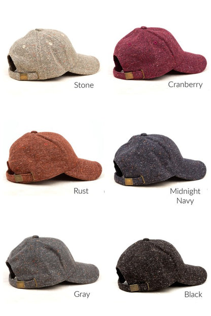 Fall Tweed Ball Cap