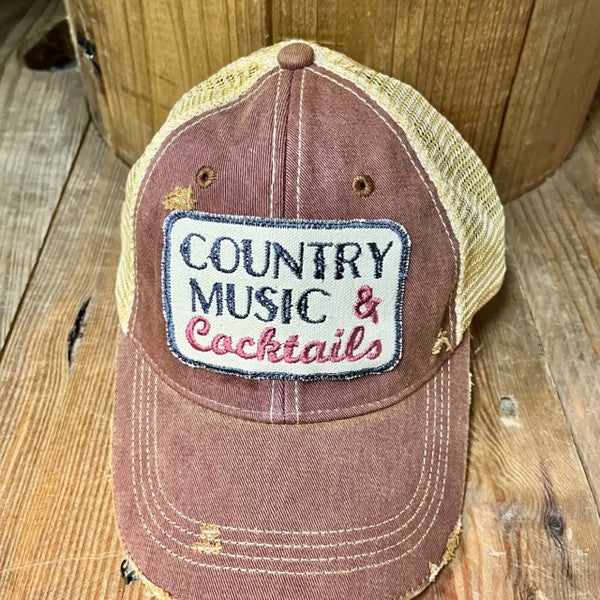 Country Music & Cocktails Hat