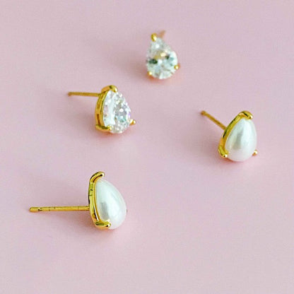 So Classy Teardrop Stud Earrings