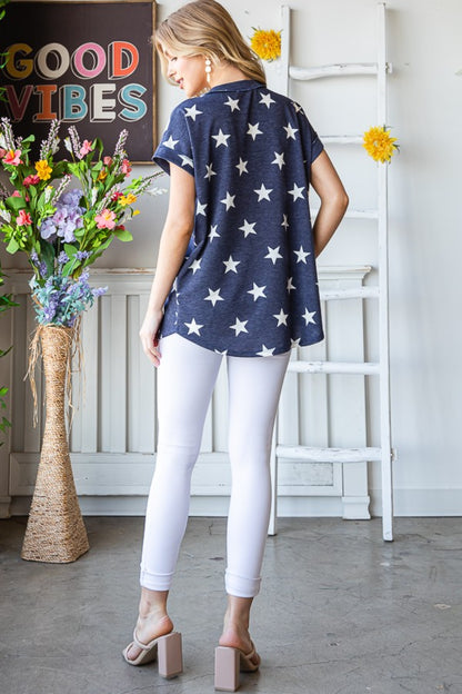 Plus Patriot star top