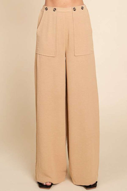 Culture Code High Waist Wide Leg Cargo Pants