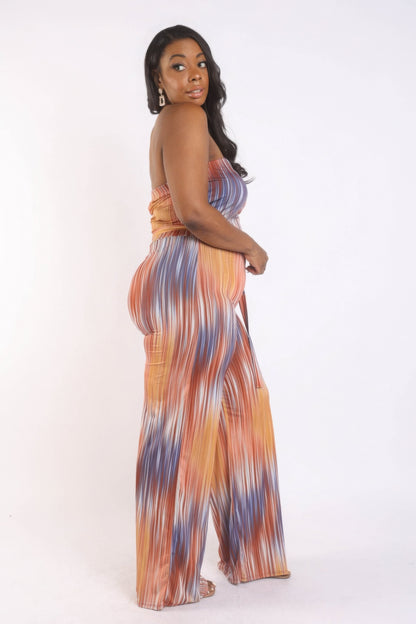 Printed any occasion jumpsuit