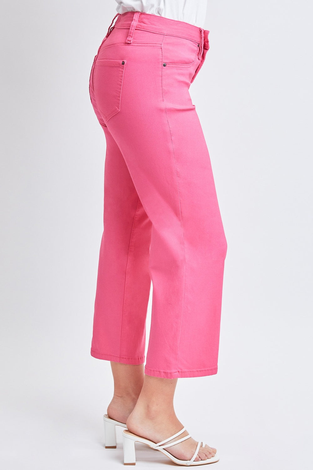 Plus YMI Mid-Rise Hyperstretch Cropped Straight Pants